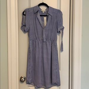 Montesquieu Blue Pinstripe Dress